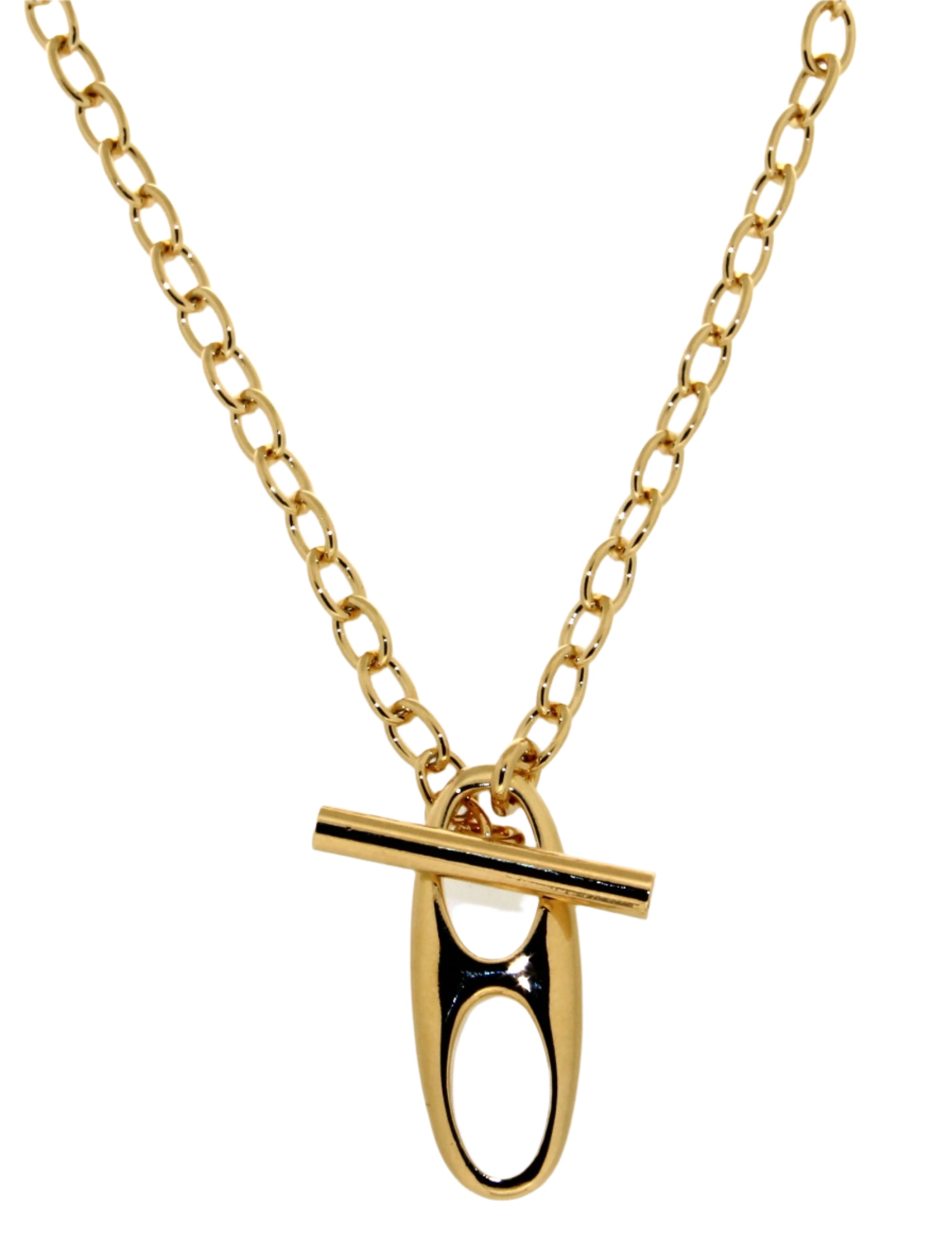 18" Marine Link Toggle Necklace