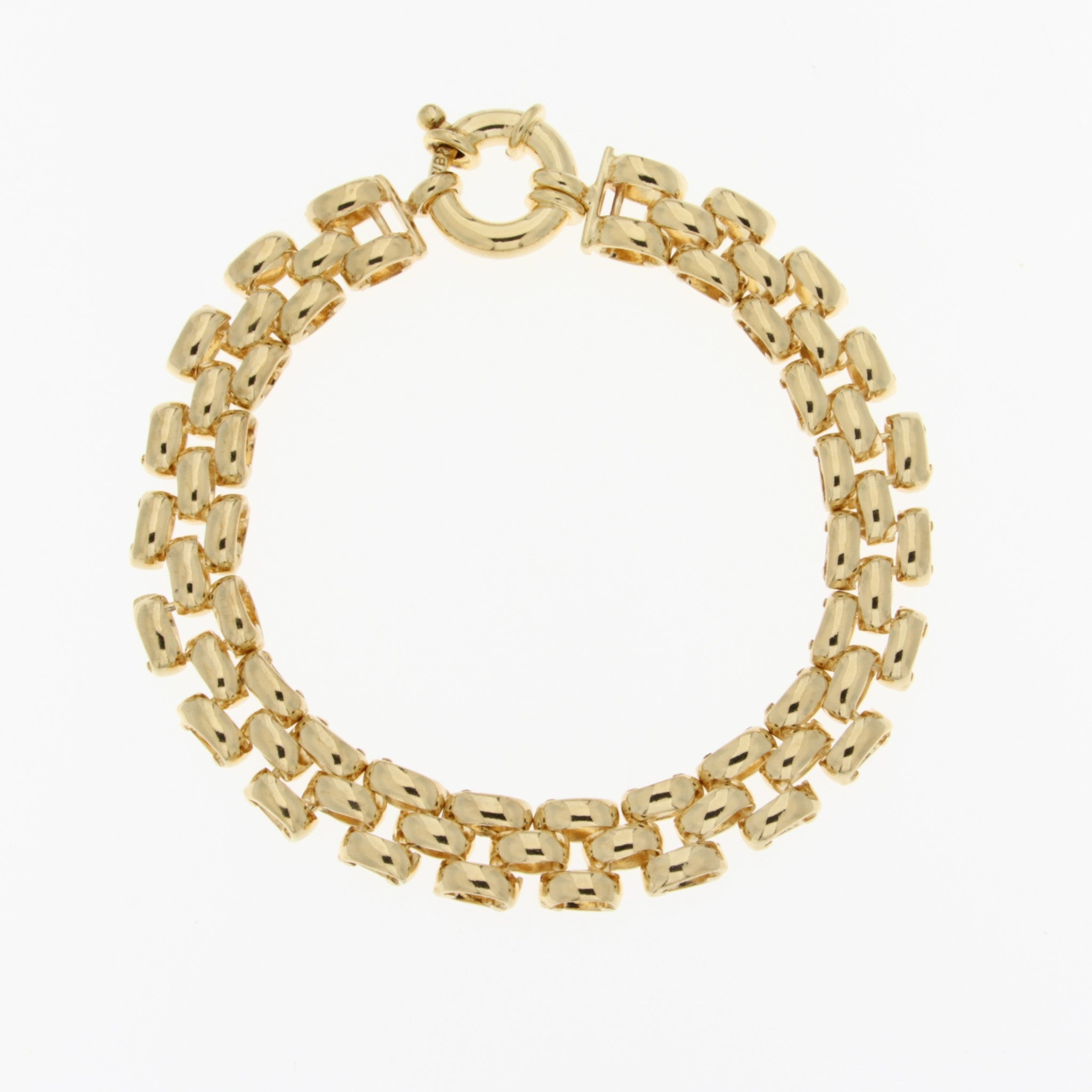 8" Gold Plated Pantera Bracelet