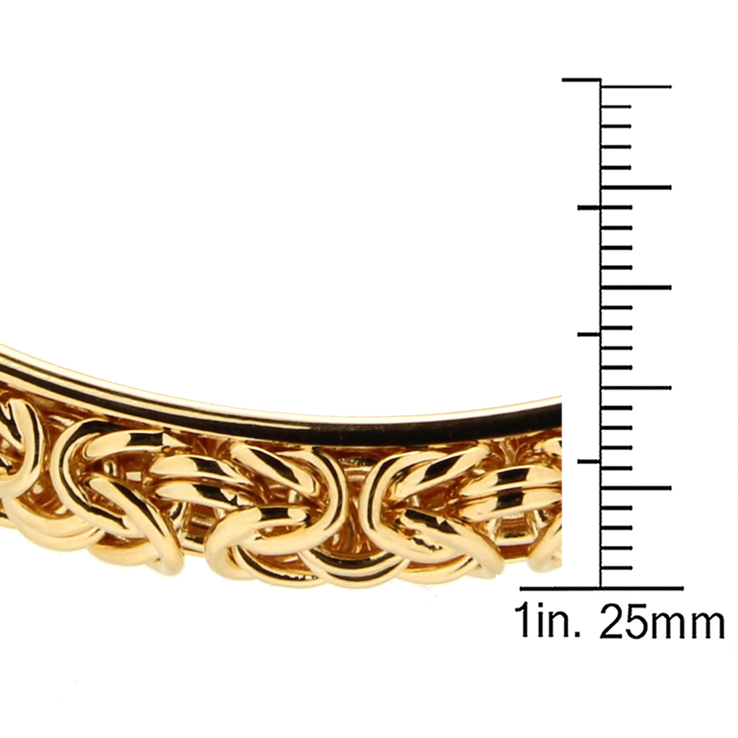 Classic Byzantine Gold Plated Bracelet – Bronzoro