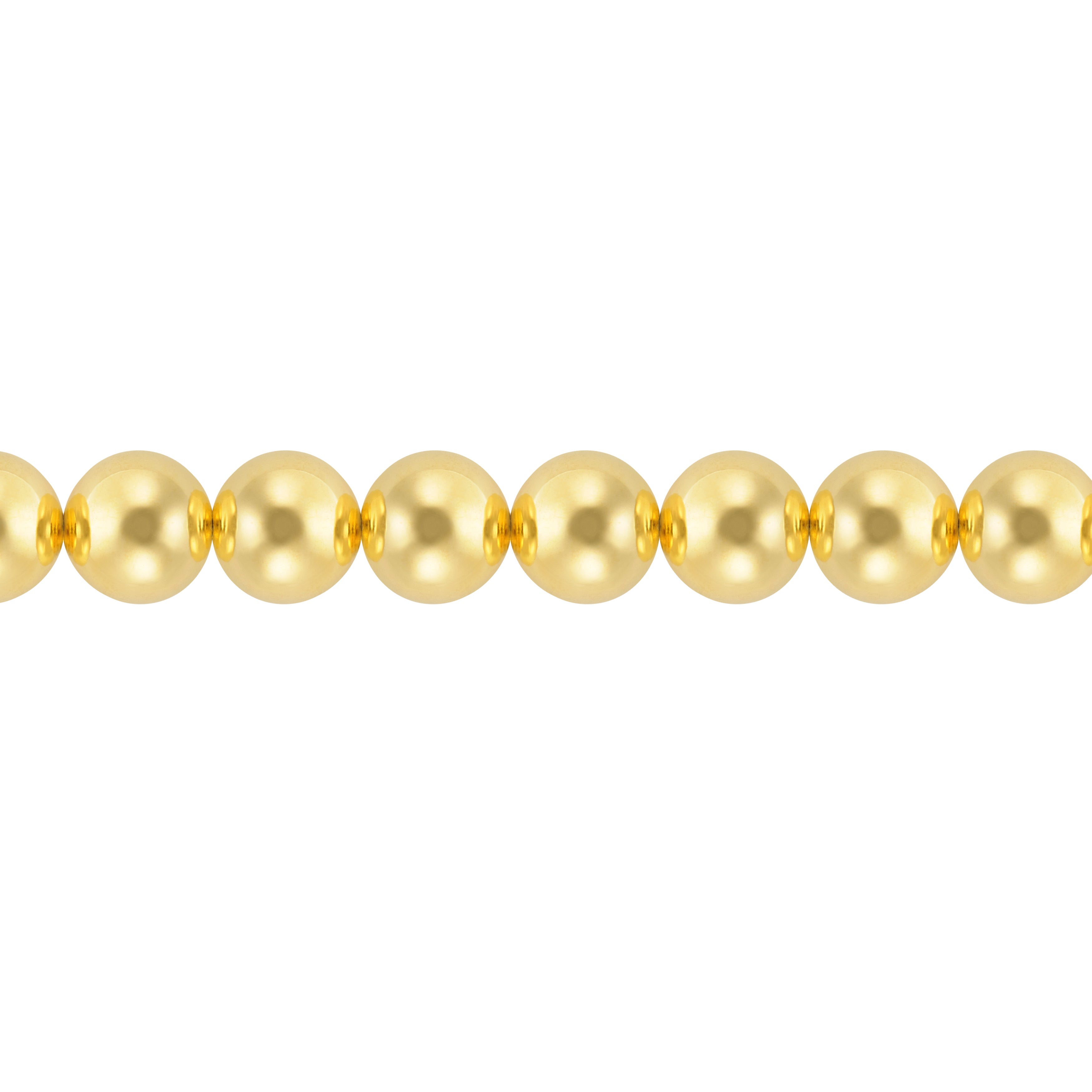 Adjustable Gold Plated Beaded Bracelet – Bronzoro