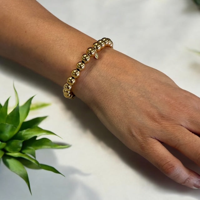 8mm Beaded Stretch Bracelet