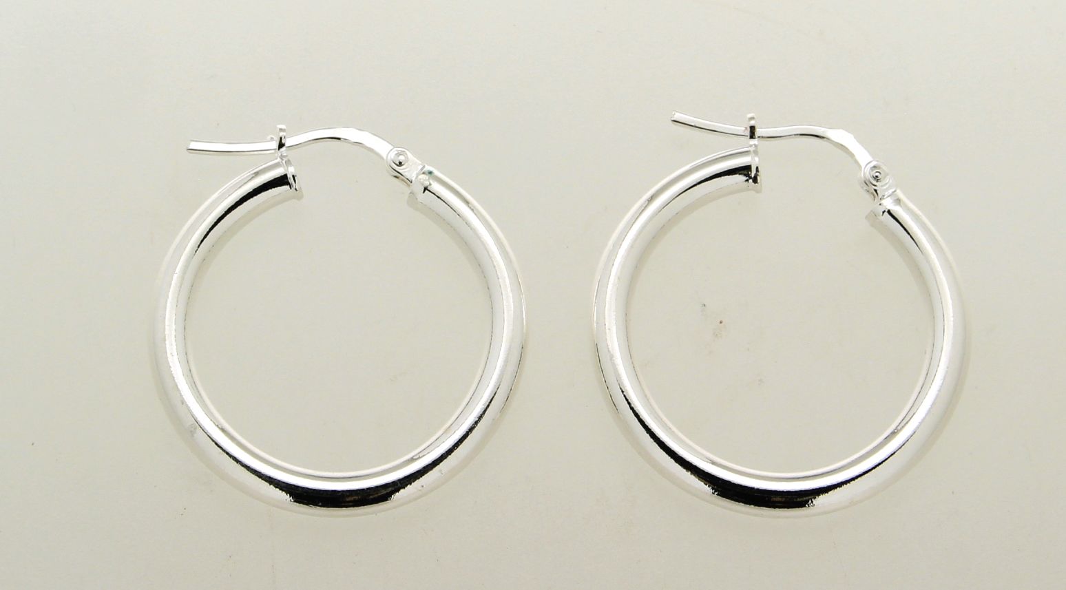 Hoop Earrings 25mm - 18kt Gold Plated | Made in Italy