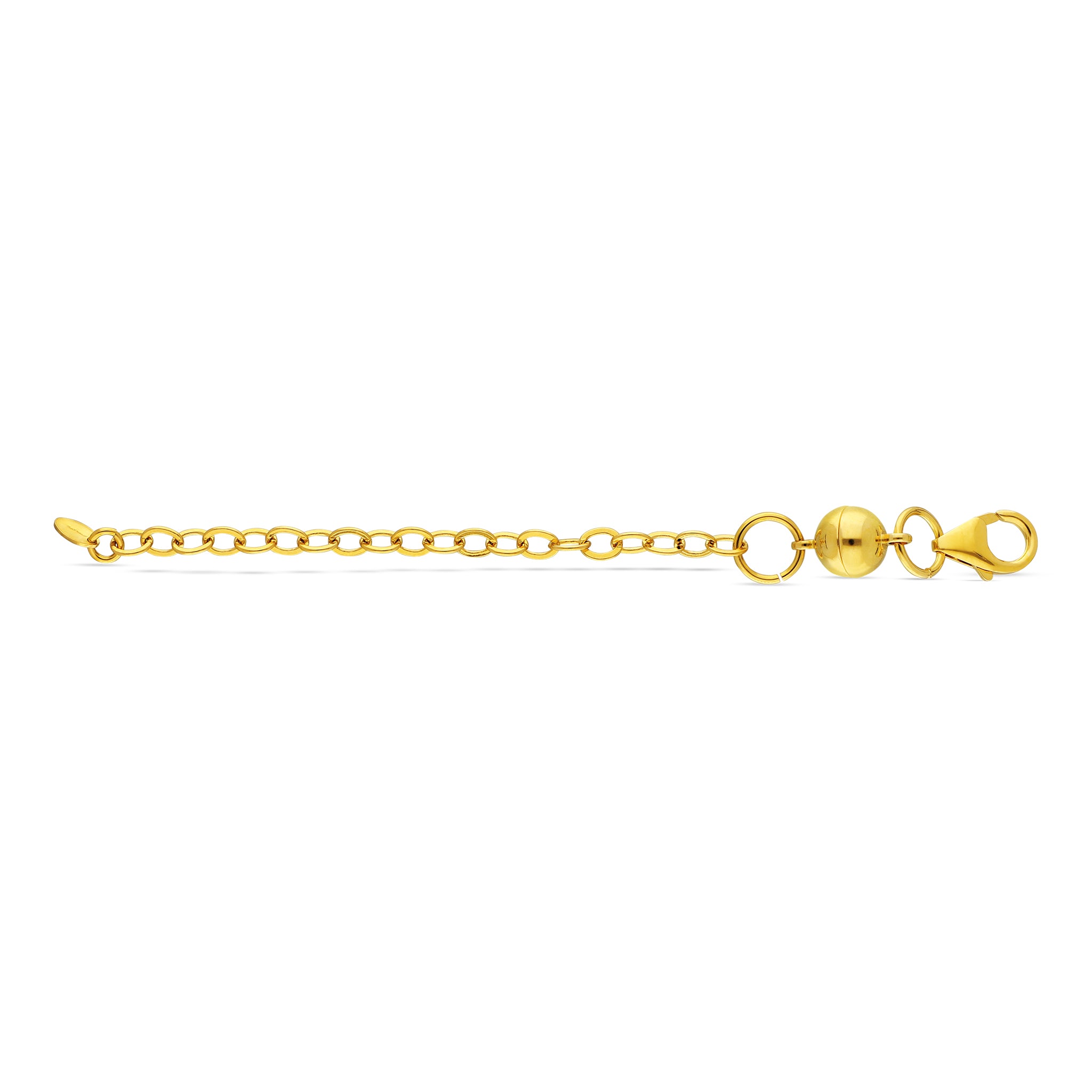 18K Gold Plated 4.5" Necklace Extender with Magnetic Clasp