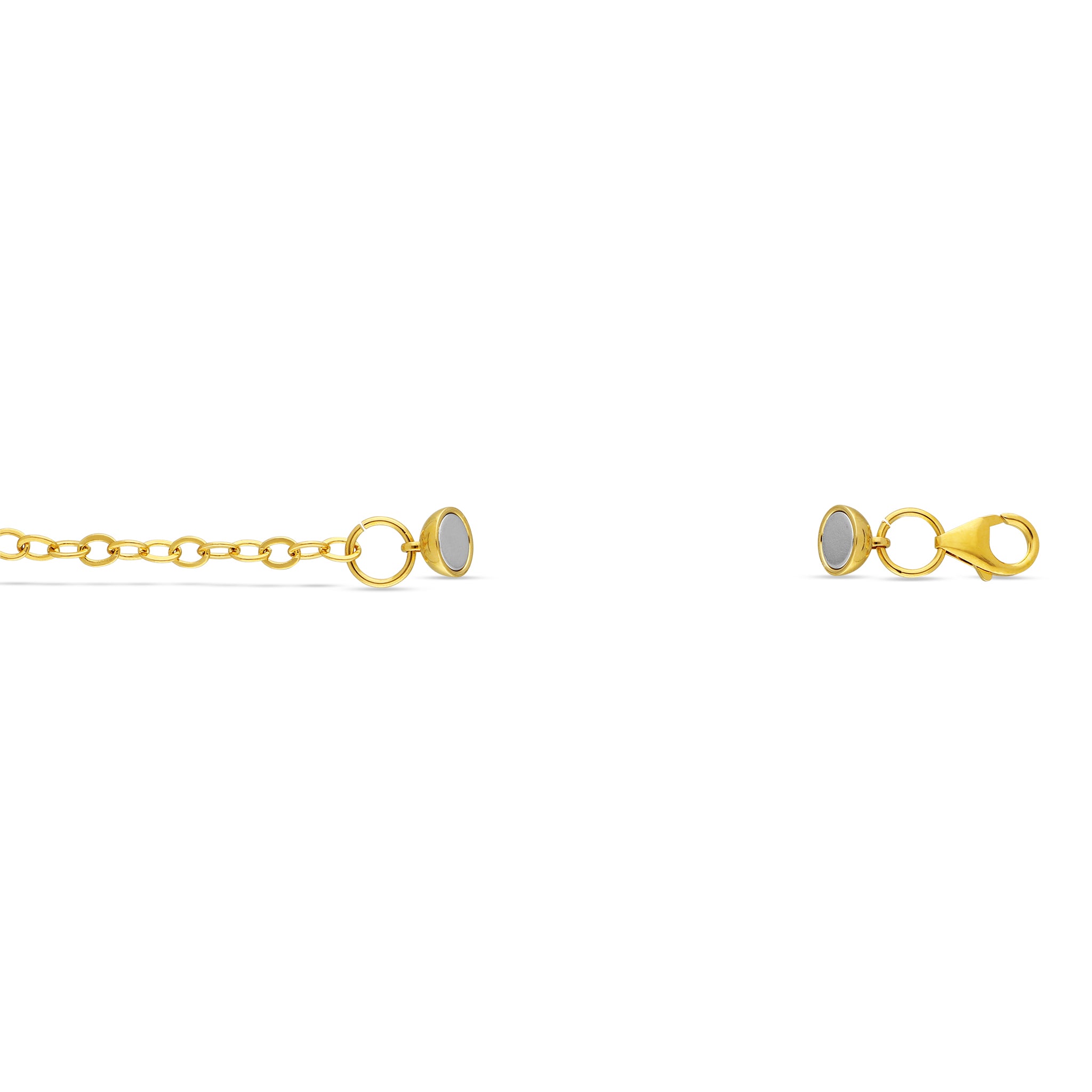 18K Gold Plated 4.5" Necklace Extender with Magnetic Clasp