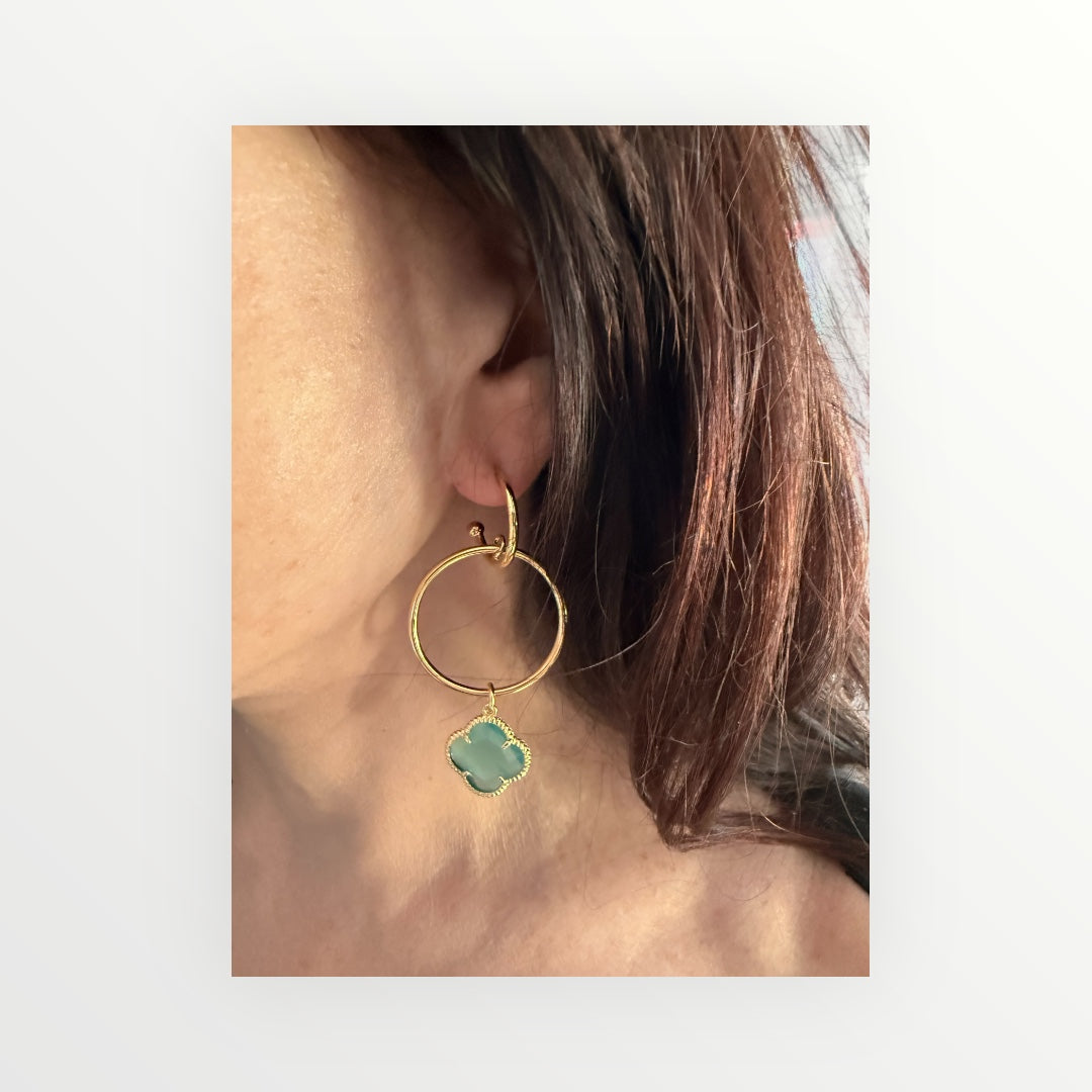 Door Knocker with Clover Drops