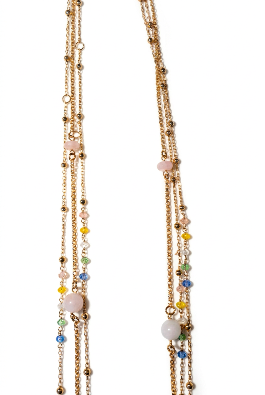 Necklace photo with a white background