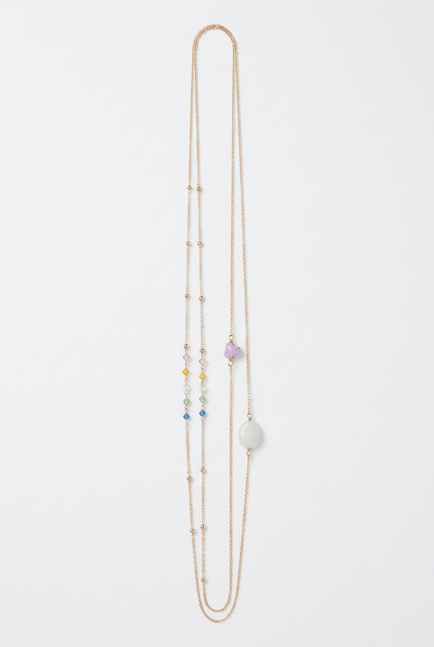 New reference-focused attempt for the delicate three-strand jade and crystal necklace
