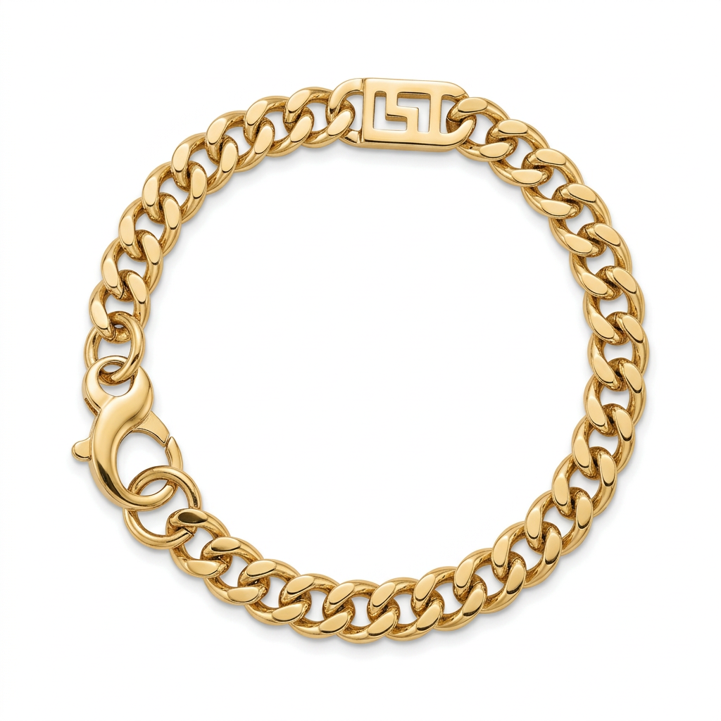 Yellow-gold bracelet enhanced from your latest photo