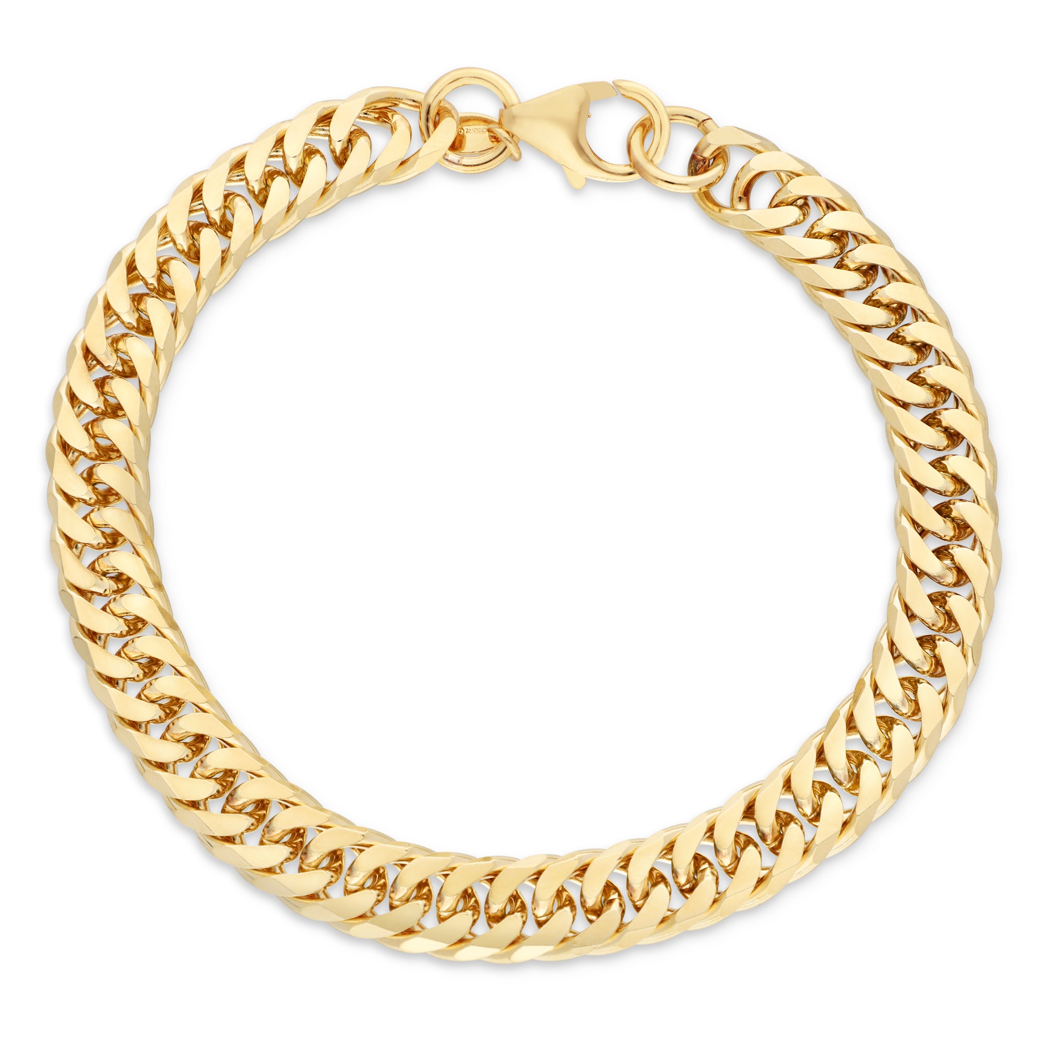 18K Gold Plated Cuban Link Bracelet 8.7MM