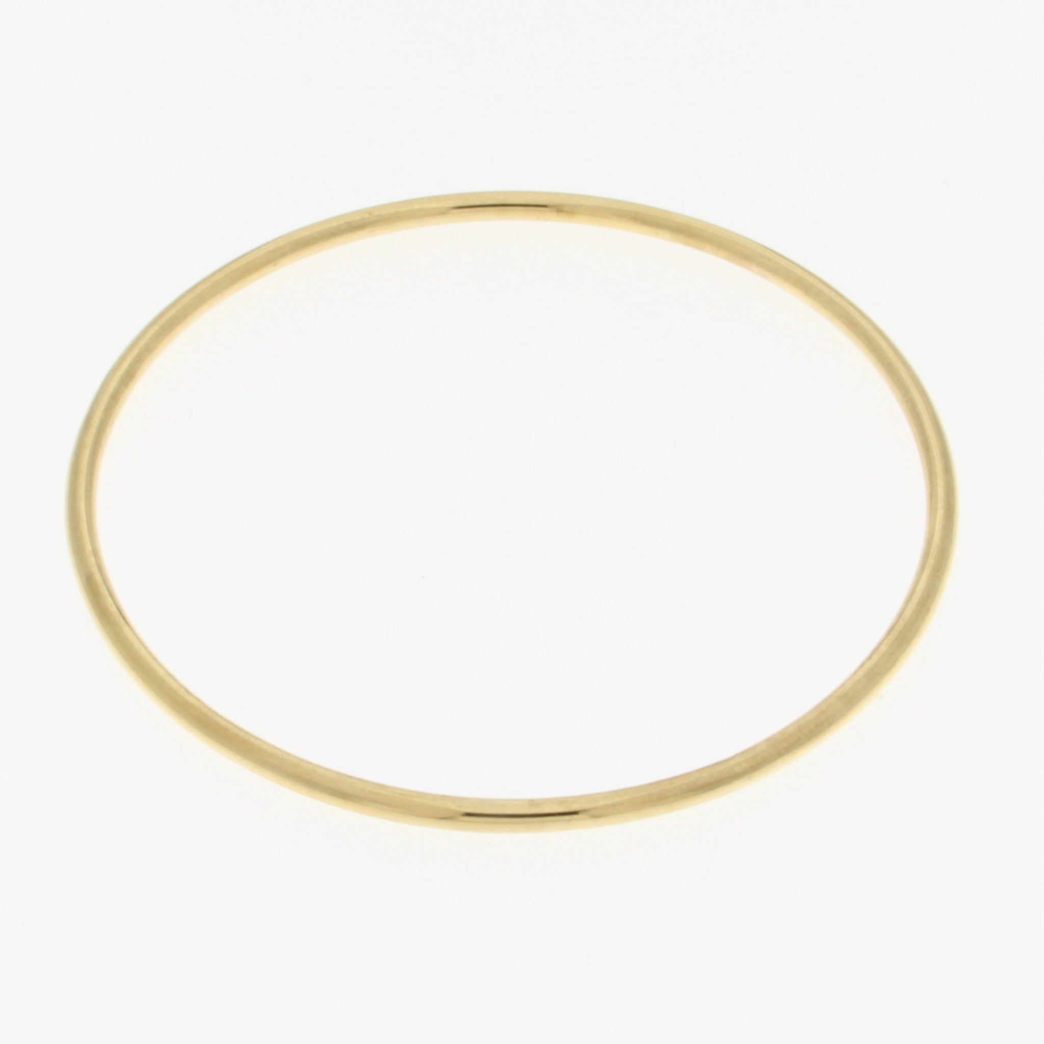 7.25" High Polish Slip On Bangle 2.5mm