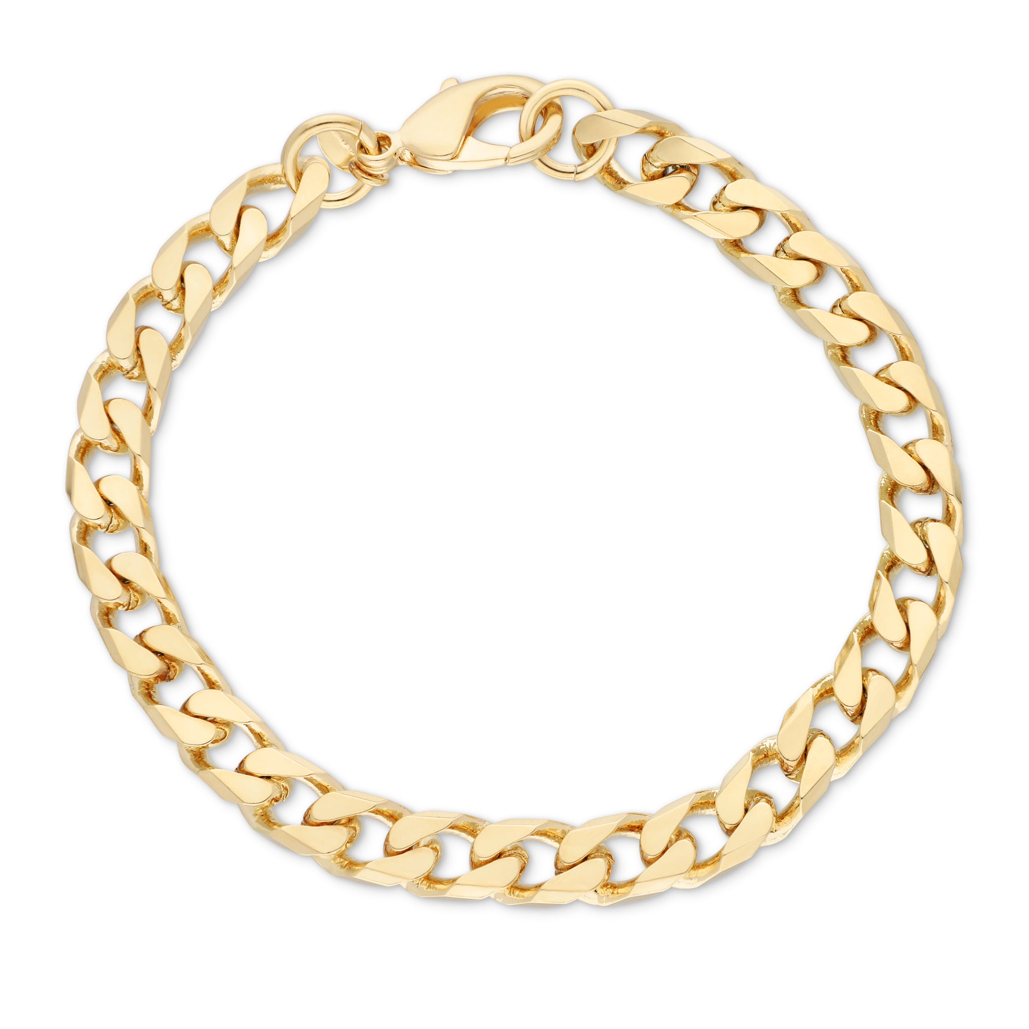 8.25"  Curb Link Bracelet 6.5mm