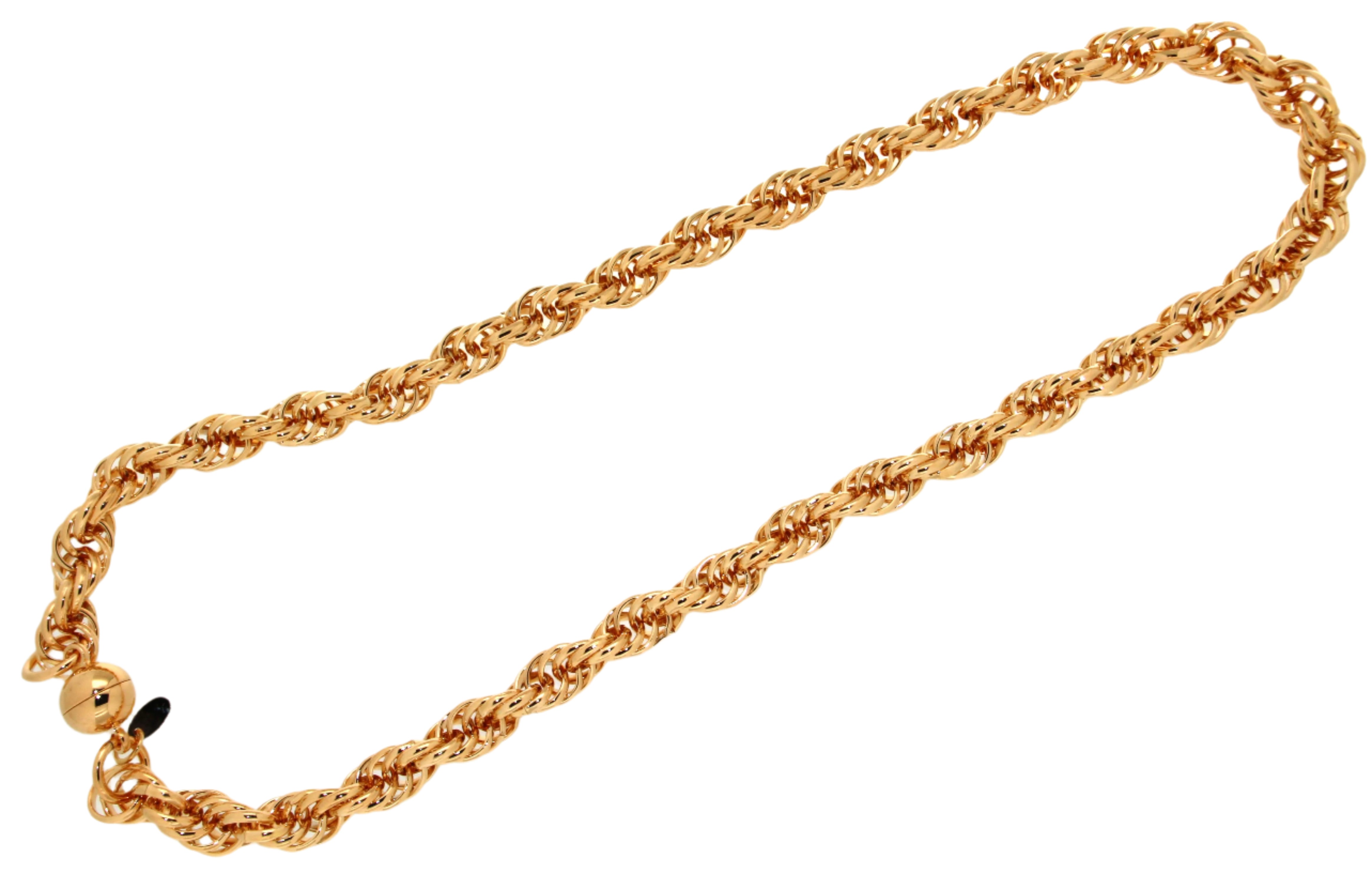 8mm 18" Rope Necklace W/Magnetic Clasp