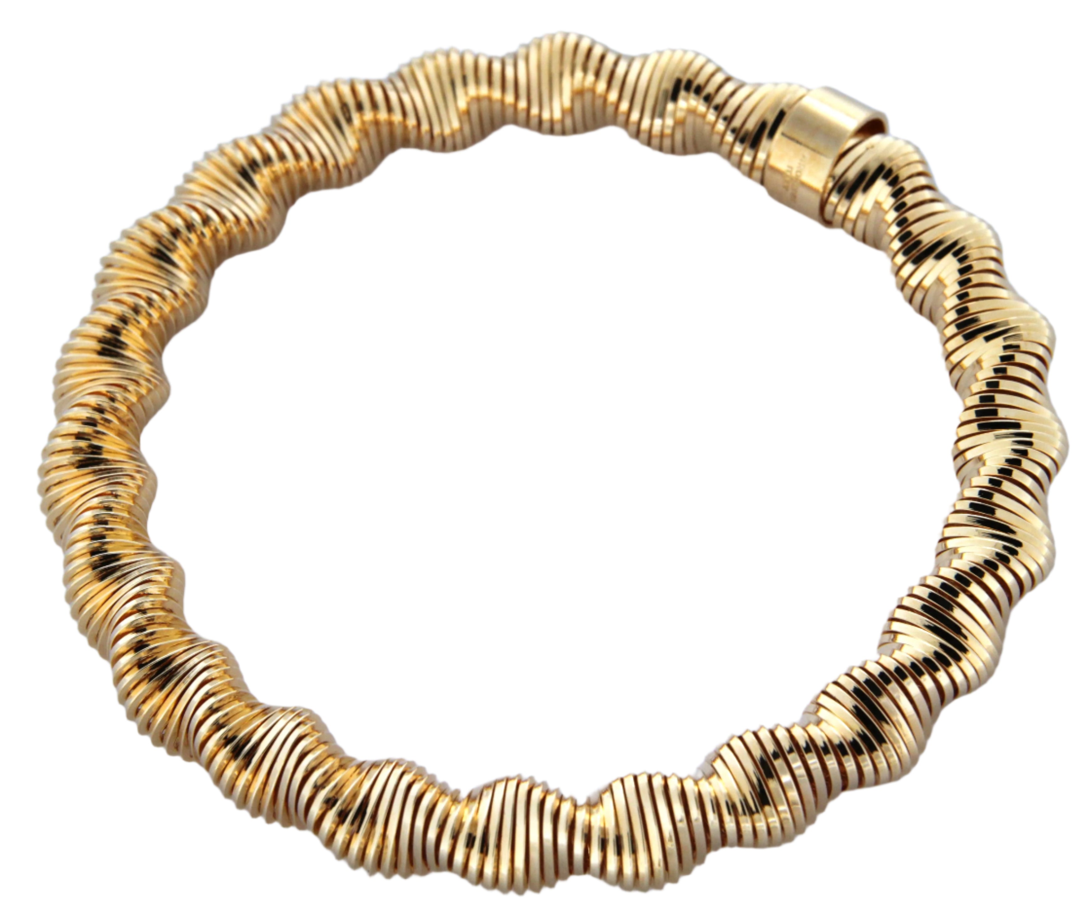 8mm Twisted Spring Slip On Bracelet