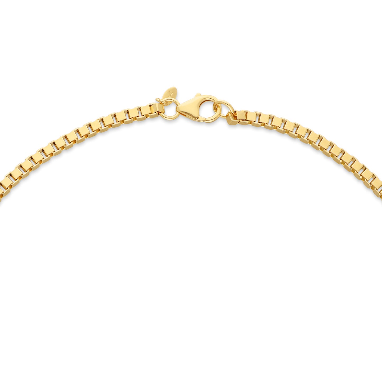 MEN'S YELLOW GOLD PLATED HEAVY 4MM BOX CHAIN