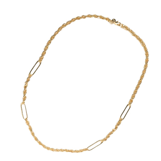 Four Stationed Long Oval Link Rope Chain