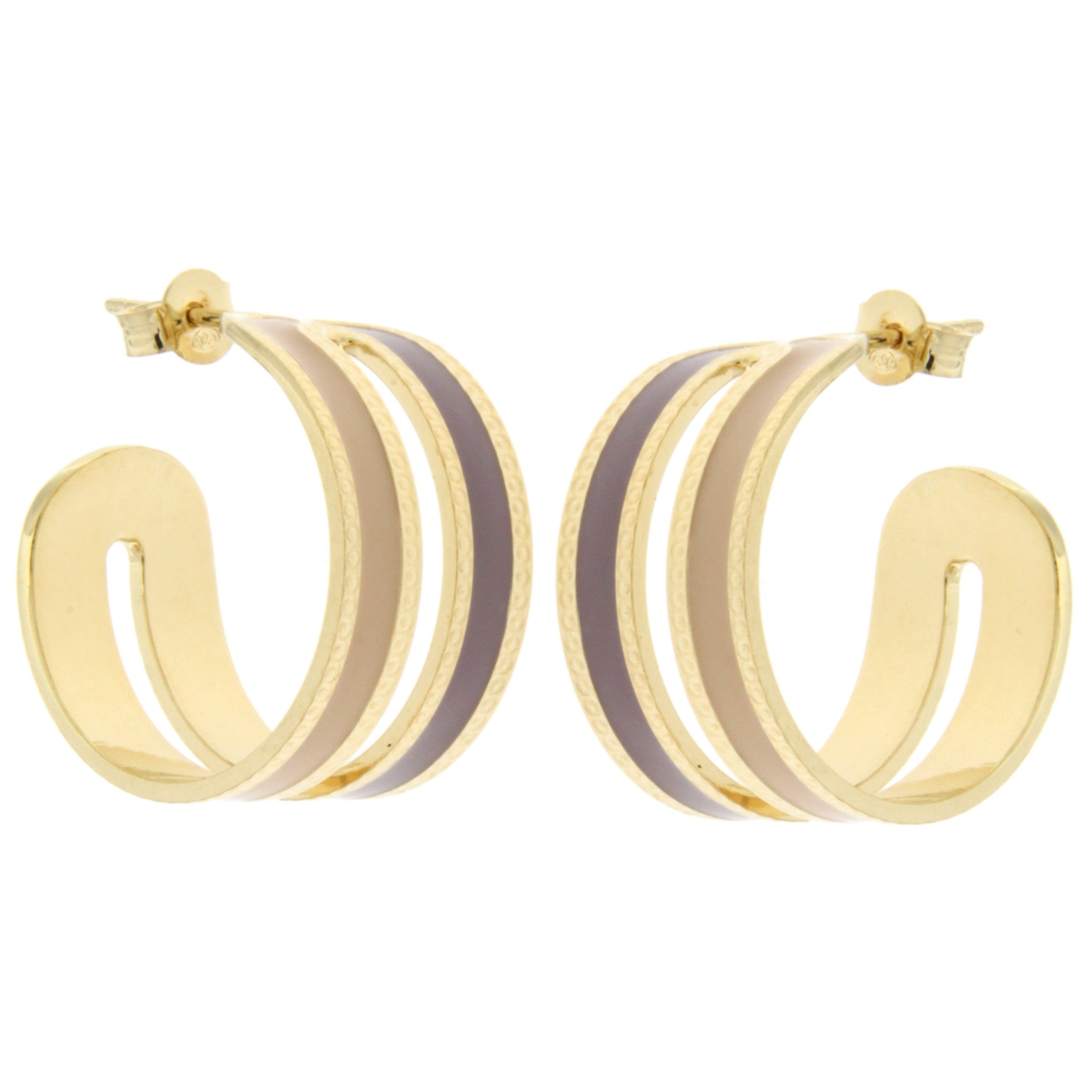 Stud Hoop Earrings